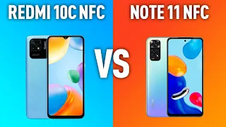 Xiaomi Redmi 10C NFC vs  Redmi Note 11 NFC. САМЫЕ УДАЧНЫЕ БЮДЖЕТНИКИ САЛЯМИ. Подробное сравнение