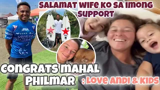 Andi kilig kay Philmar tinawag na wife ko | Congratulations Philmar for representing Ph in Japan