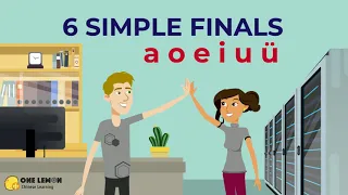 Learn Chinese Pinyin 6- Finals 1-simple finals- a o e i u ü