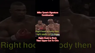 Mike Tyson’s Signature Combination Right Hook to Body Then Uppercut #boxing #miketyson #jab