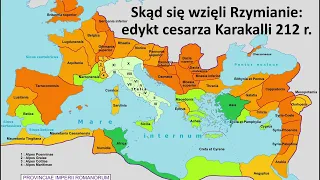 Skąd się wzięli Rzymianie – edykt cesarza Karakalli z 212 r.