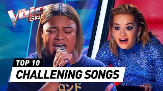 HARDEST SONGS to sing in The Blind Auditions on The Voice