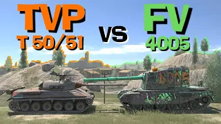 WOT Blitz Face Off || FV4005 vs TVP T 50/51