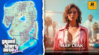 GTA 6 Map LEAKED! It's HUGE! (Size, Number of Cities AND More!)