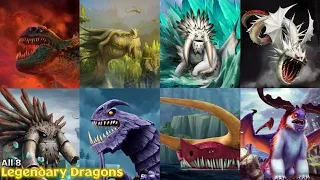 All 8 Legendary Dragons (With Cinematics, Resource Boosts, and Search Items) | Dragons: Rise of Berk