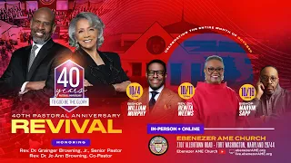 40th Pastoral Anniversary Revival with Bishop Marvin Sapp
