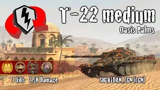 WoT Blitz T-22 medium - 3 Kills 7,5k Damage Replay