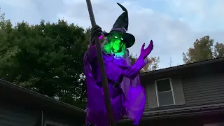 Home Depot 12 Foot Witch DEMO