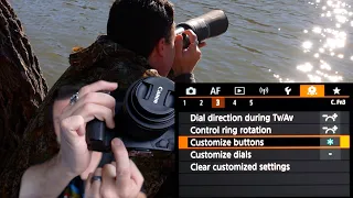 WILDLIFE PHOTOGRAPHY Q & A:  Setting A Custom Crop Mode Button For Canon R5 & When and Why I use It