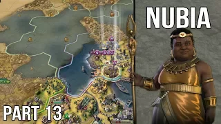IT'S GETTING CLOSE NOW - Civilization 6 Gameplay as Nubia - Part 13