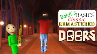 Roblox Doors Seek Chase But It's Schoolhouse Trouble From Baldi's Basics