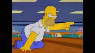 Homero llena el frasco de groserías