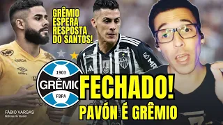 🚨🎯 BOMBA, BOMBA! #GRÊMIO FECHA COM CRISTIAN PAVÓN DO GALO E ESPERA RESPOSTA DO SANTOS POR LATERAL.