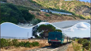 Transito Intercity 559 nei pressi di Capo Bruzzano e Regionale 21664 nei pressi di Bovalino sud