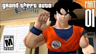 【DRAGON BALL Z IN GTA: SAN ANDREAS】 Goku Gameplay Walkthrough part 1 [PC- HD]