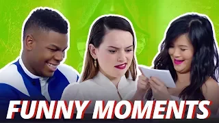 Star Wars Cast Funny Moments 2017 (The Last Jedi)