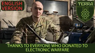 ENG. VER. Thanks everyone who donated to electronic warfare.