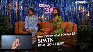 Blanca Paloma - EAEA - Spain | Eurovision Reaction | OZAA ESC | WURSTTV.com