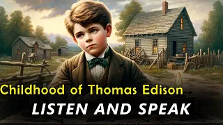 Improve Your English | Childhood of Thomas Edison | English Listening Skills | Speaking Everyday