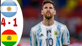 Argentina vs Bolivia 4 - 1 Highlights। FIFA World Cup 2022 Qualifiers Match 2021।