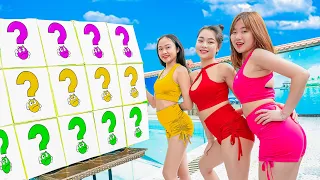 BINGO REALITY GAMESHOW  GIRLFIEND PRANK BATTLE NERF Dr BunGirl Nerf Guns POPULAR MEETING MISS PRANK