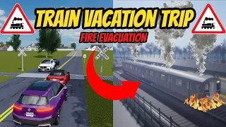 Greenville, Wisc Roblox l Train Vacation Trip EVACUATION Roleplay