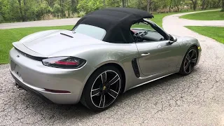 Porsche 718 Boxster S top operation