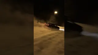 Mercedes C200 sport w202 winter drift