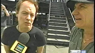 Toronto rocks rare backstage interview AC/DC 2003