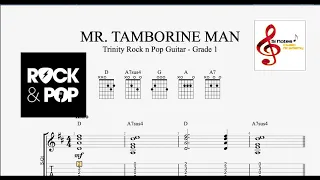 Mr. Tambourine Man - Bob Dylan - Trinity Rock & Pop Guitar - Grade 1
