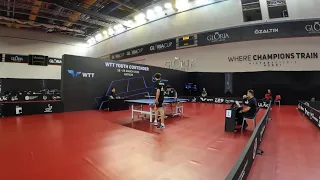 QUEK Izaac vs Ugurcan DURSUN l U17 Final WTT Youth Contender Table Tennis