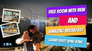 Newest Review of Grand Hyatt Hong Kong | How I Got to Stay Here for FREE + Amazing Hotel Breakfast