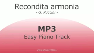 Recondita Armonia Easy Piano Accompaniment