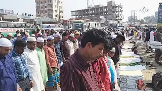 Bangladeshi Muslims gather for peace