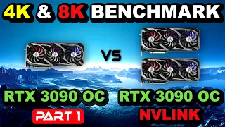 RTX 3090 vs RTX 3090 SLI | SLI 2021 | 3090 SLI Benchmarks | NVIDIA SLI vs Single Card | 3090 NVLINK