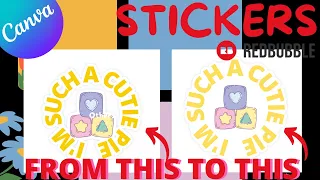 How To Create Redbubble Stickers Using Canva