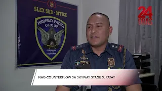 Nag-counterflow na rider sa Skyway stage 3, patay | 24 Oras