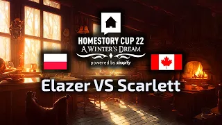 Elazer VS Scarlett - ZvZ - HomeStory Cup XXII Day 2 Group Stage - polski komentarz