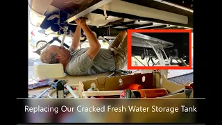 Our RV Fresh Water Holding Tank Cracked - I Replaced it With a New RecPro Fresh Water Holding Tank