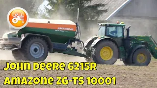 Fertilizing 2024 | John Deere 6215R & Amazone ZG-TS 10001 ProfisPro