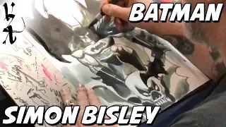 Simon Bisley drawing Batman