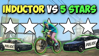 Can I Escape a 5 Star Wanted Level With the NEW ELECTRIC BIKE in GTA 5 Online? | GTA 5 Challenges
