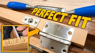 How To Mortise Hinges By Hand for a Perfect Fit