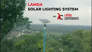 Lamda Solar Lighting System - Installation