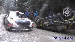 Jännerrallye 2024 / Saturday Highlights / BIG CRASH + MISTAKES and ACTION