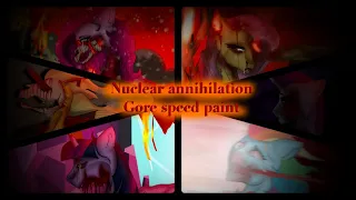 [13+] - death of the main 6 - nuclear annihilation - MLP gore speedpaint