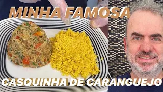 MINHA FAMOSA CASQUINHA DE CARANGUEJO