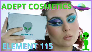 ADEPT COSMETICS "ELEMENT 115" | Обзор палетки👽