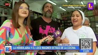 El "Loco" Wagner y "La Herbolaria del Pueblo" conquistan los corazones de todos