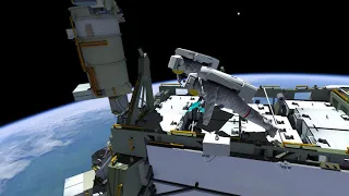 Expedition 61 - Spacewalk EVA 62 Animation